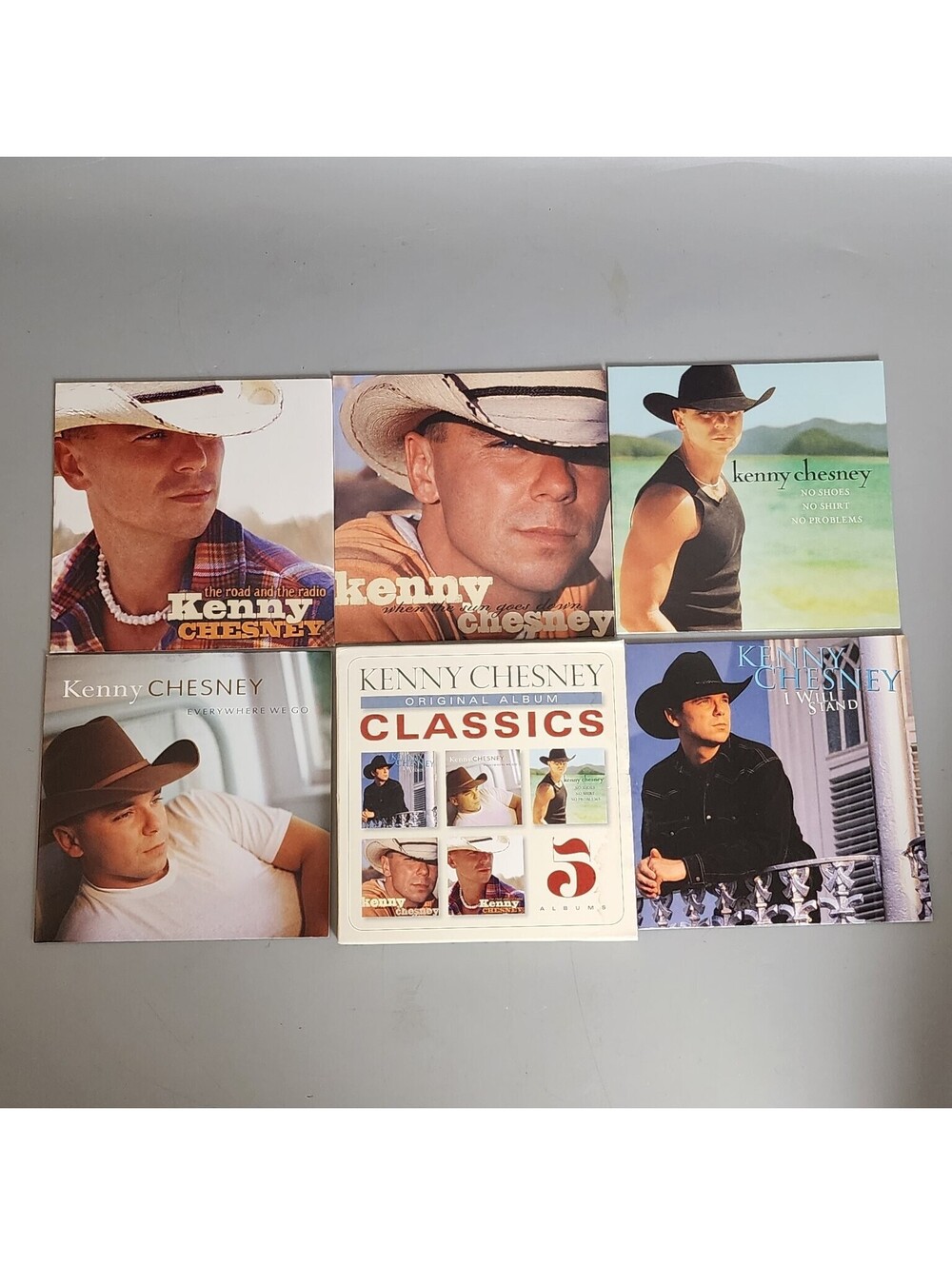 Kenny Chesney Classics Original Album Series 5 CD Box Set Country Music Lot